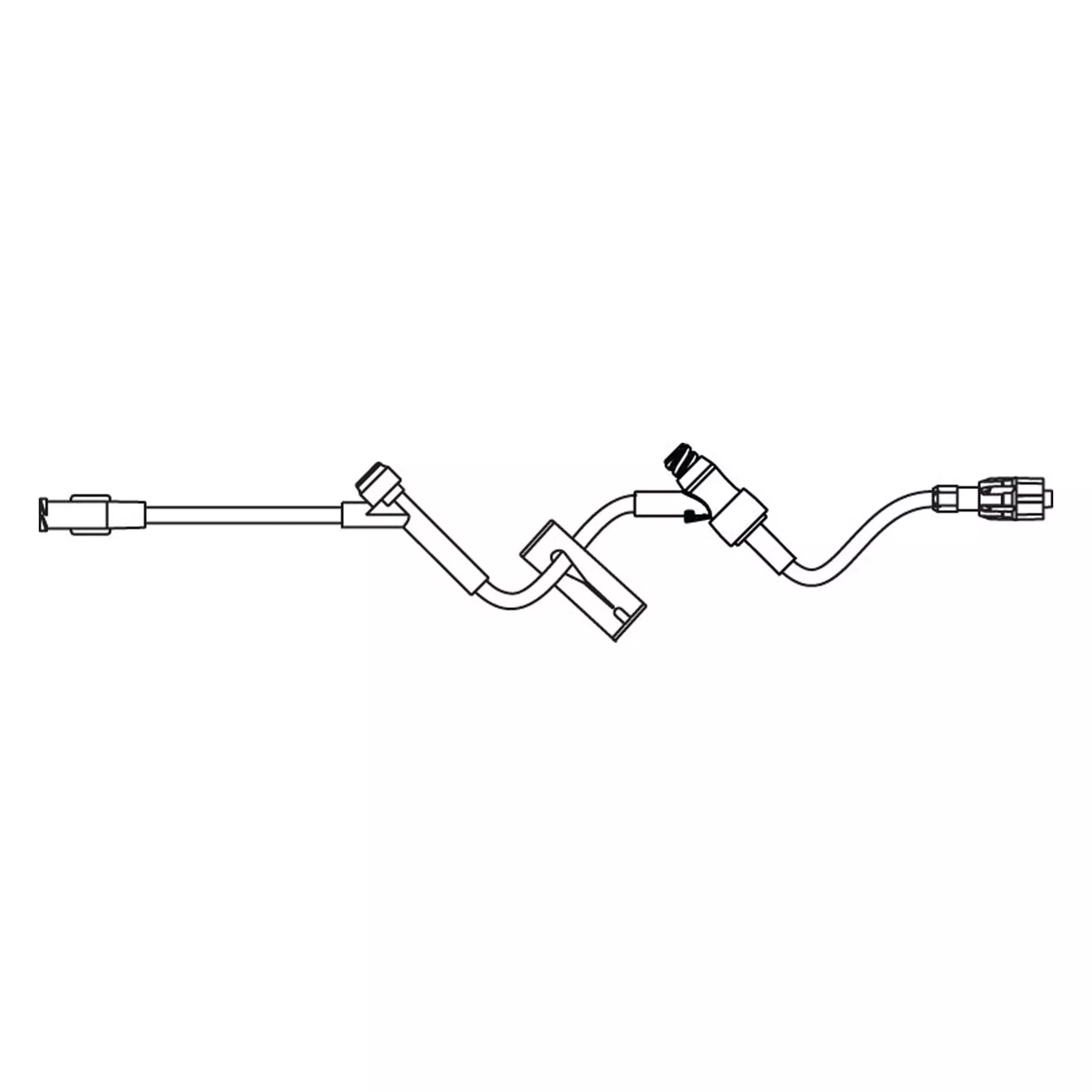 IV Extension Set SafeLine* Needle-Free Port Standard Bore Without Filter Sterile