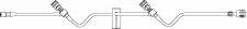 IV Extension Set Safsite 35 Inch Tubing