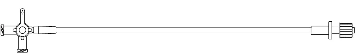 IV Extension Set Standard Bore 35 Inch Tubing Without Filter Sterile Fluid Path