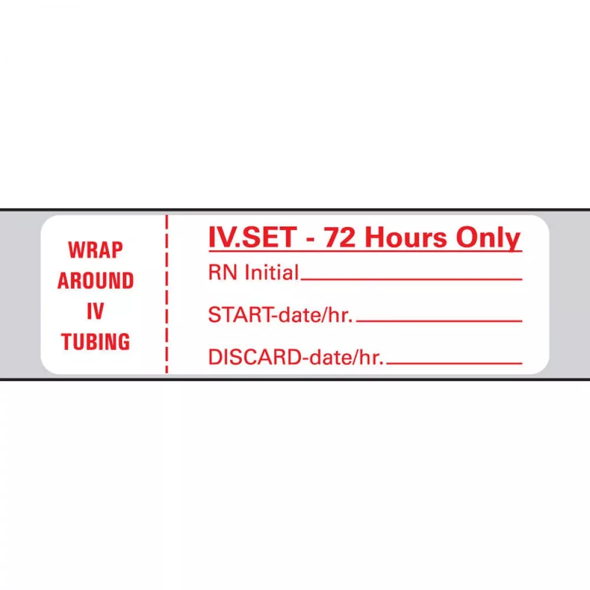 Iv Label Paper Permanent Wrap Around Iv 1" Core 3" X 15/16" White 1000 Per Roll