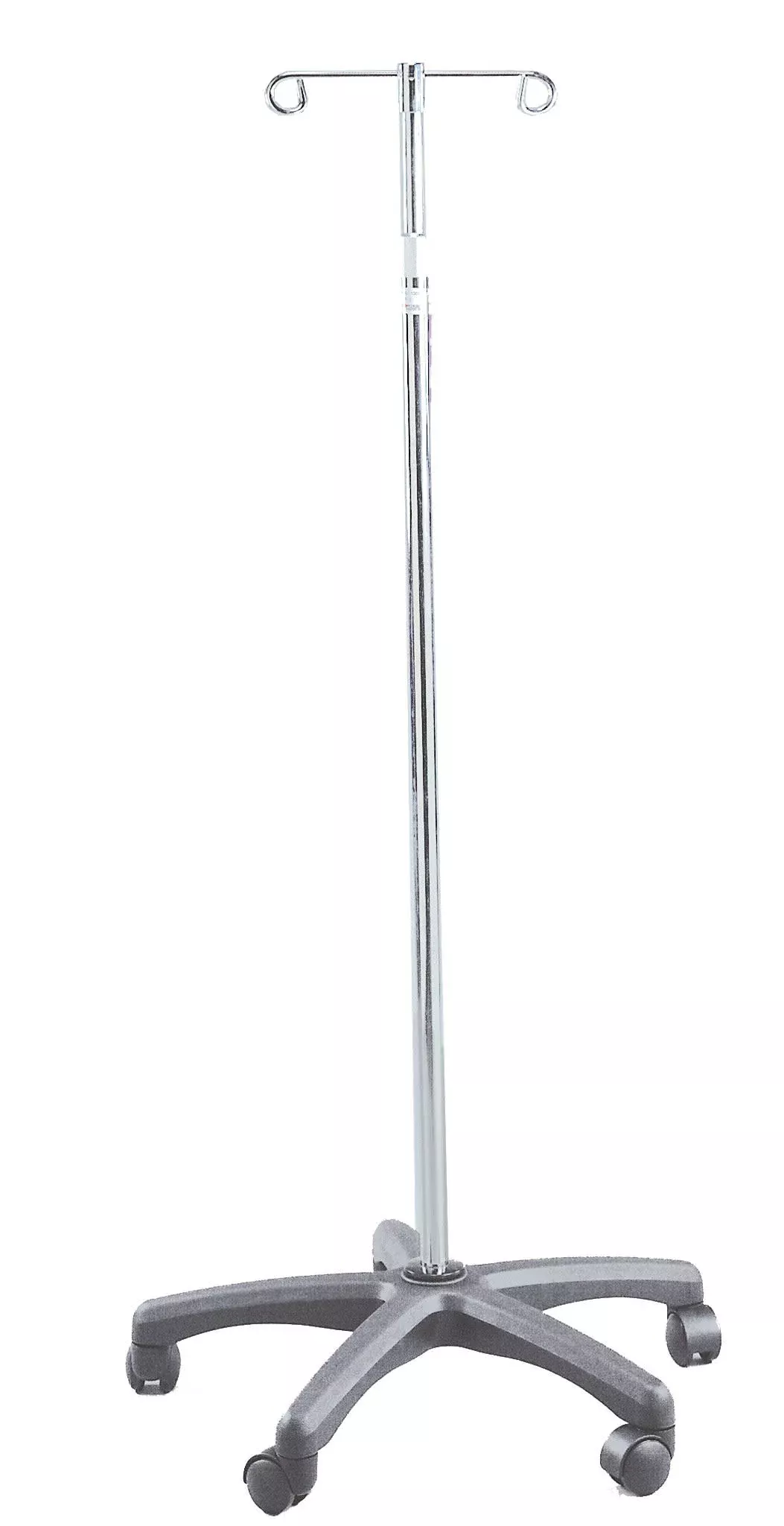 IV Stand 2-Hook Five Swivel Ball Bearing Casters
