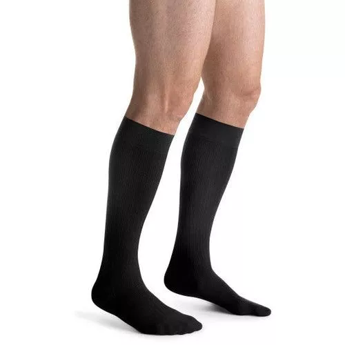 Jobst Ambition Men's Knee High 30-40 mmHg Compression Socks, Closed Toe
