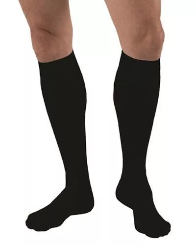 Jobst for Men 15-20 mmHg Knee High Compression Socks, Closed Toe