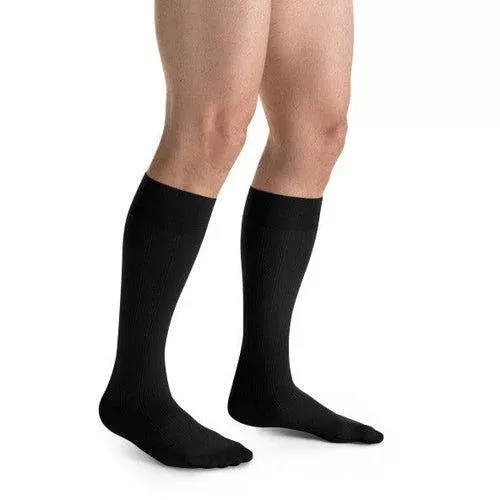 Jobst for Men 20-30 mmHg Knee High Compression Socks, Closed Toe