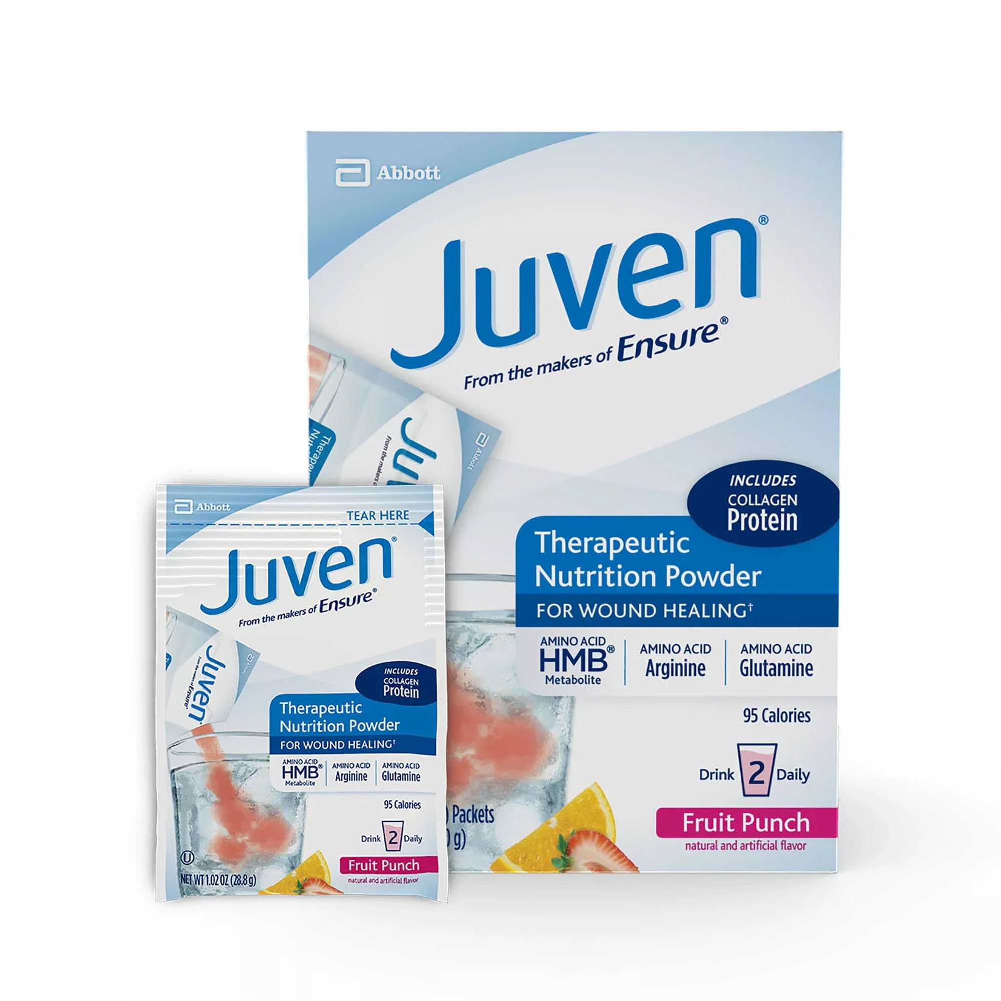 Juven Fruit Punch Therapeutic Nutrition Powder for Wound Healing
