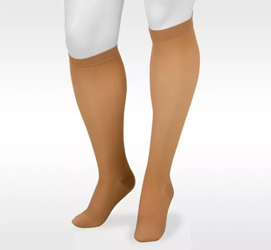 Juzo Basic 4412AD Closed Toe 30-40 mmHg Knee High Compression Socks, Beige