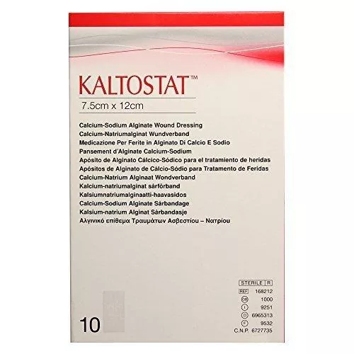 KALTOSTAT Calcium Sodium Alginate Dressing 3" x 4-3/4"