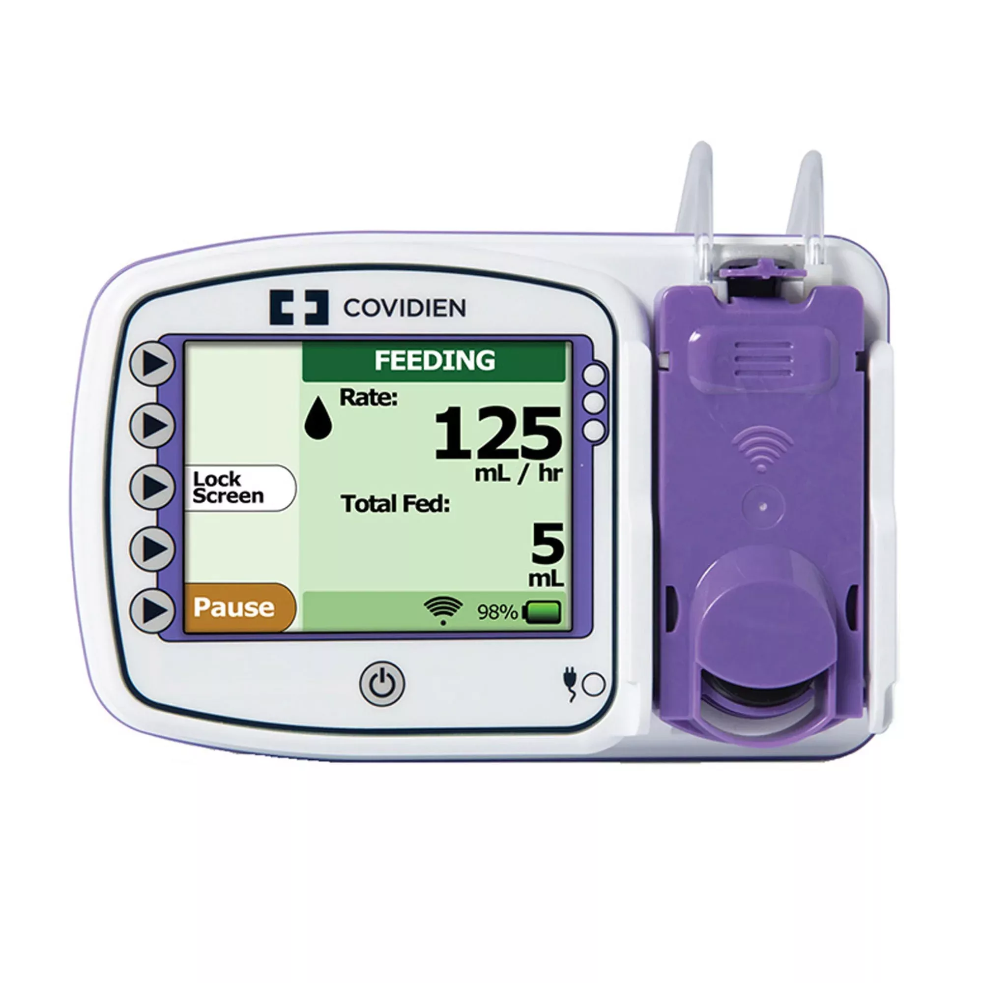 Kangaroo™ Connect Enteral Feeding Pump with Pole Clamp and Power Adapter