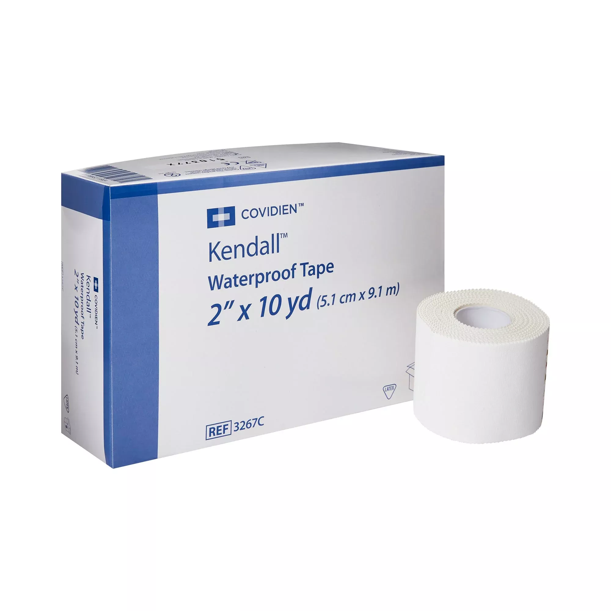 Kendall™ Cloth Medical Tape, 2 Inch x 10 Yard, White