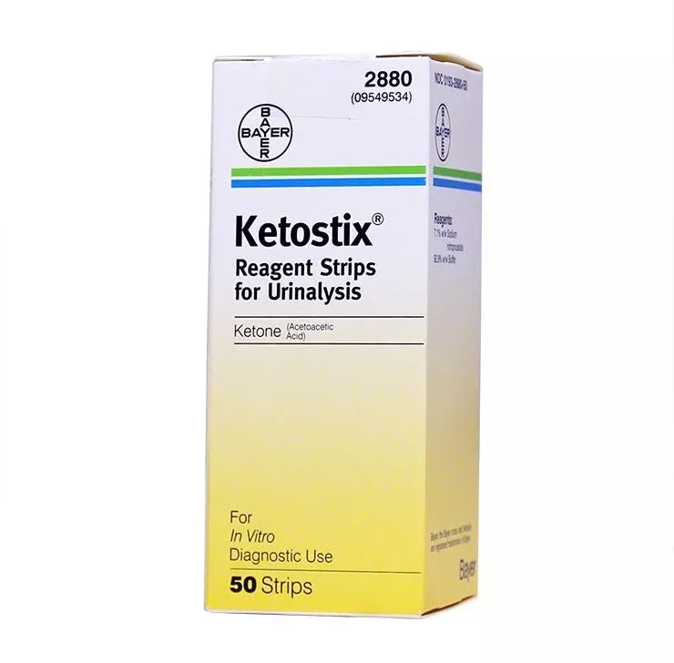 Ketostix Reagent Test Strip, Urine Ketone, Dip-and-read Test- Box of 50