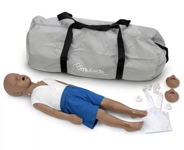 Kyle African-American Cpr Manikin & Carry Bag (3-Year-Old)