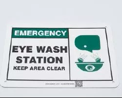 Lab Safety Supply Wall Sign, 7 x 10 Inch