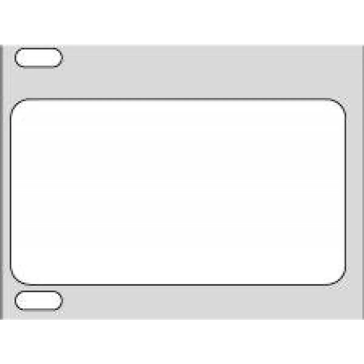 Label Compatible With Dymo Printer Direct Thermal Paper Permanent 1" Core 2 1/4" X 1 1/4" White 1000 Per Roll