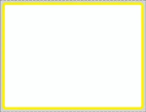 Label Direct Thermal Paper Permanent 1" Core 4" X 3" White With Yellow 500 Per Roll, 8 Rolls Per Case