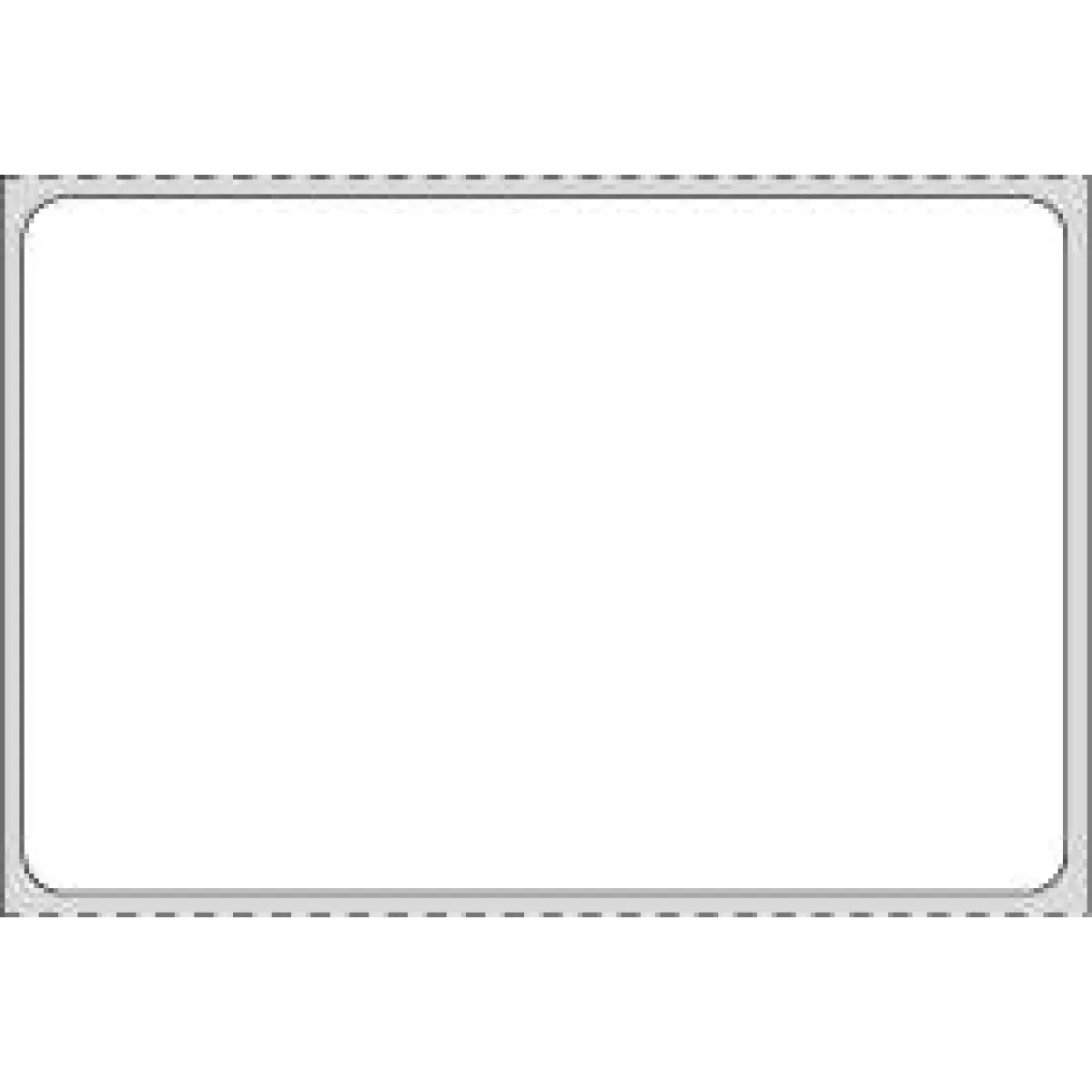 Label Direct Thermal Paper Removable 3" Core 3 X 2" White 2500 Per Roll, 8 Rolls Per Case