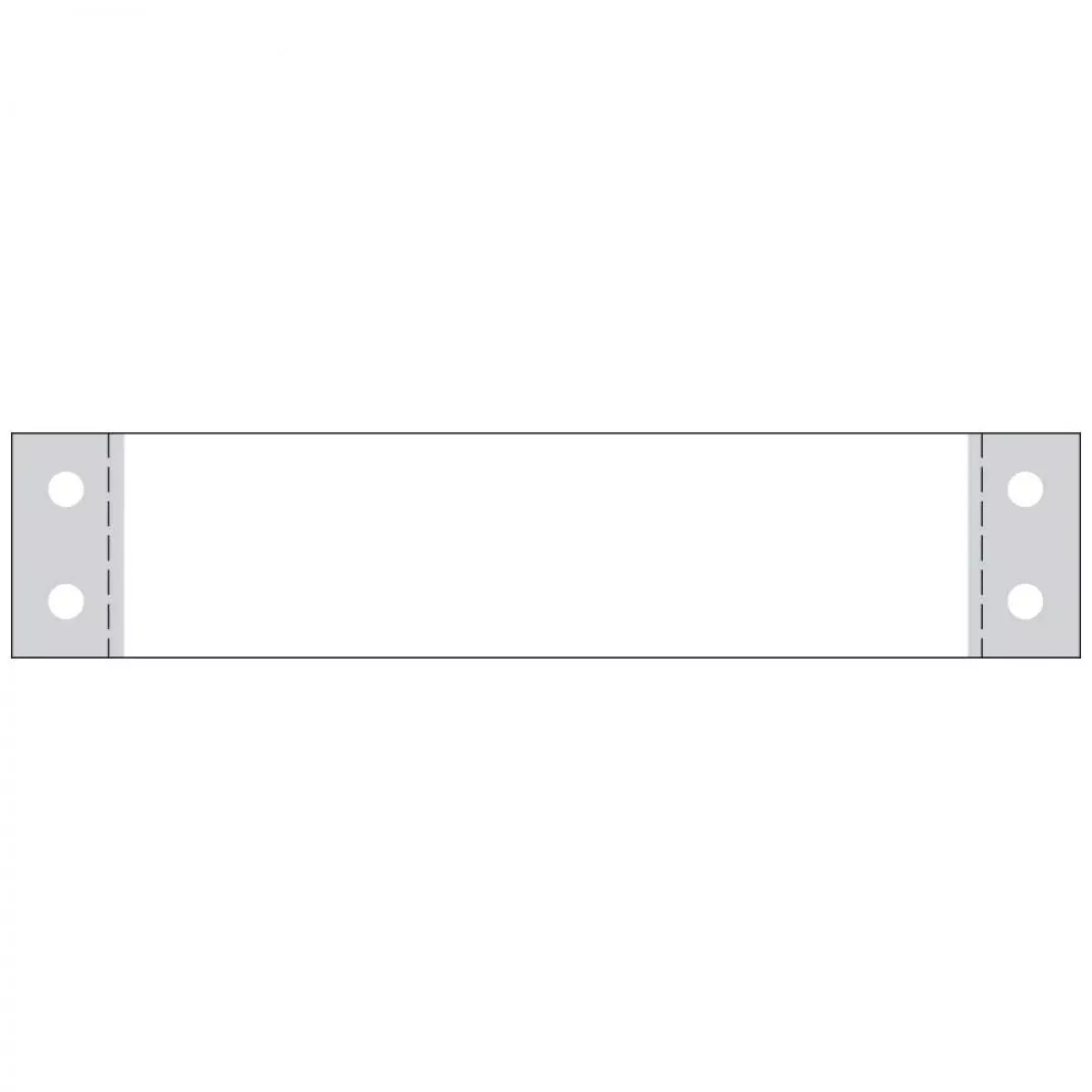 Label Mckesson/Hboc Dot Matrix Paper Permanent 3 3/4" X 1" White 5000 Per Box