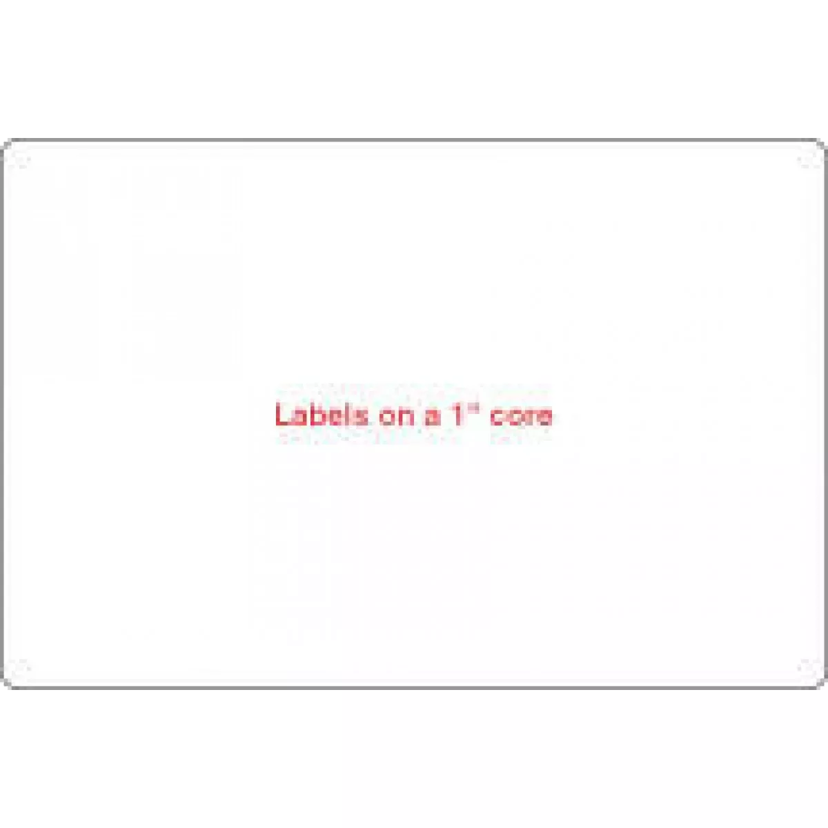 Label Paper Permanent 1" Core 3" X 2" White 1000 Per Roll