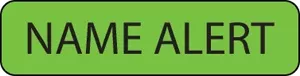 Label Paper Permanent Name Alert 1" Core 1 1/4" X 5/16" Fl. Green 760 Per Roll