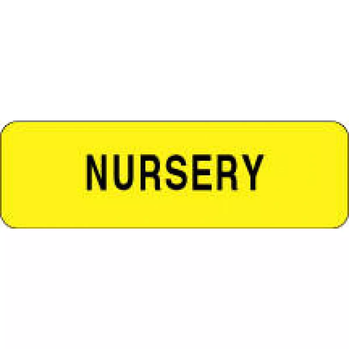 Label Paper Permanent Nursery 2 7/8" X 7/8" Yellow 1000 Per Roll