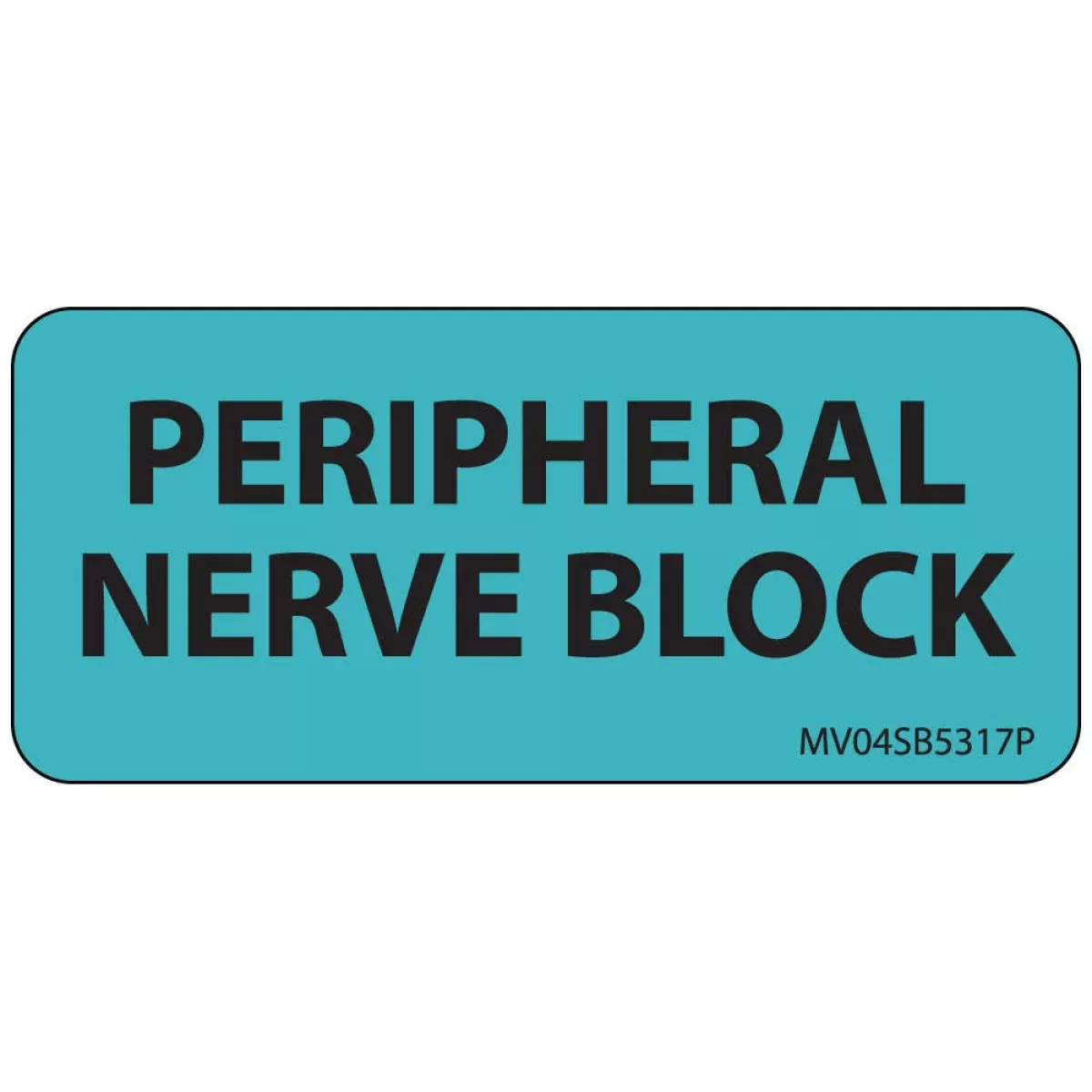 Label Paper Permanent Peripheral Nerve 1" Core 2 1/4" X 1 Blue 420 Per Roll