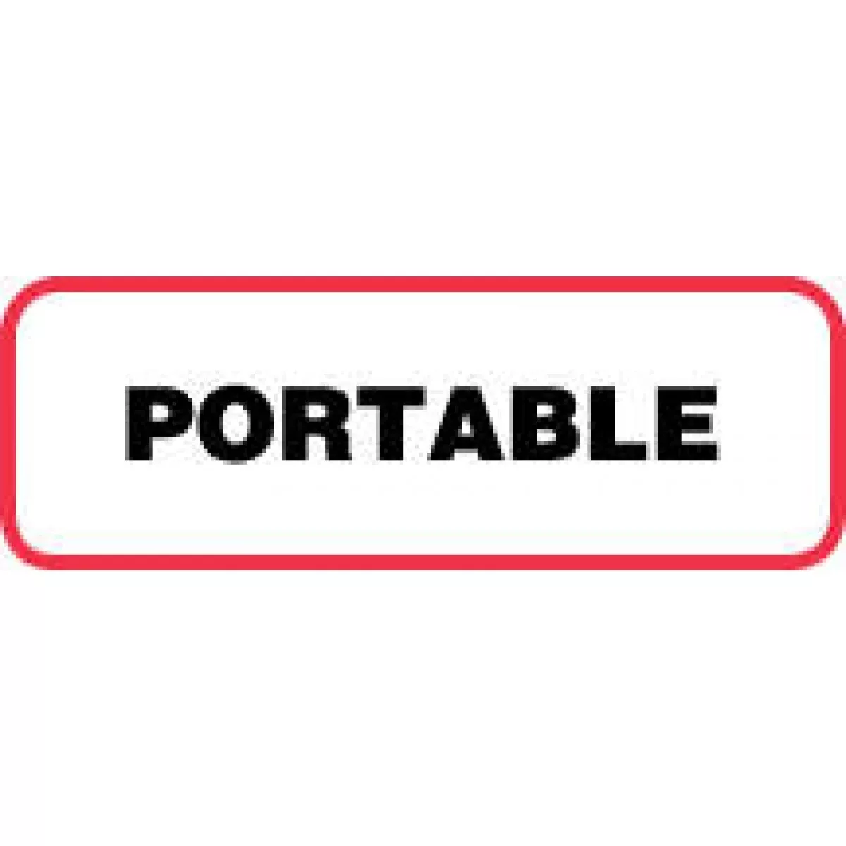 Label Paper Permanent Portable 1 1/2" X 1/2" White With Red 1000 Per Roll