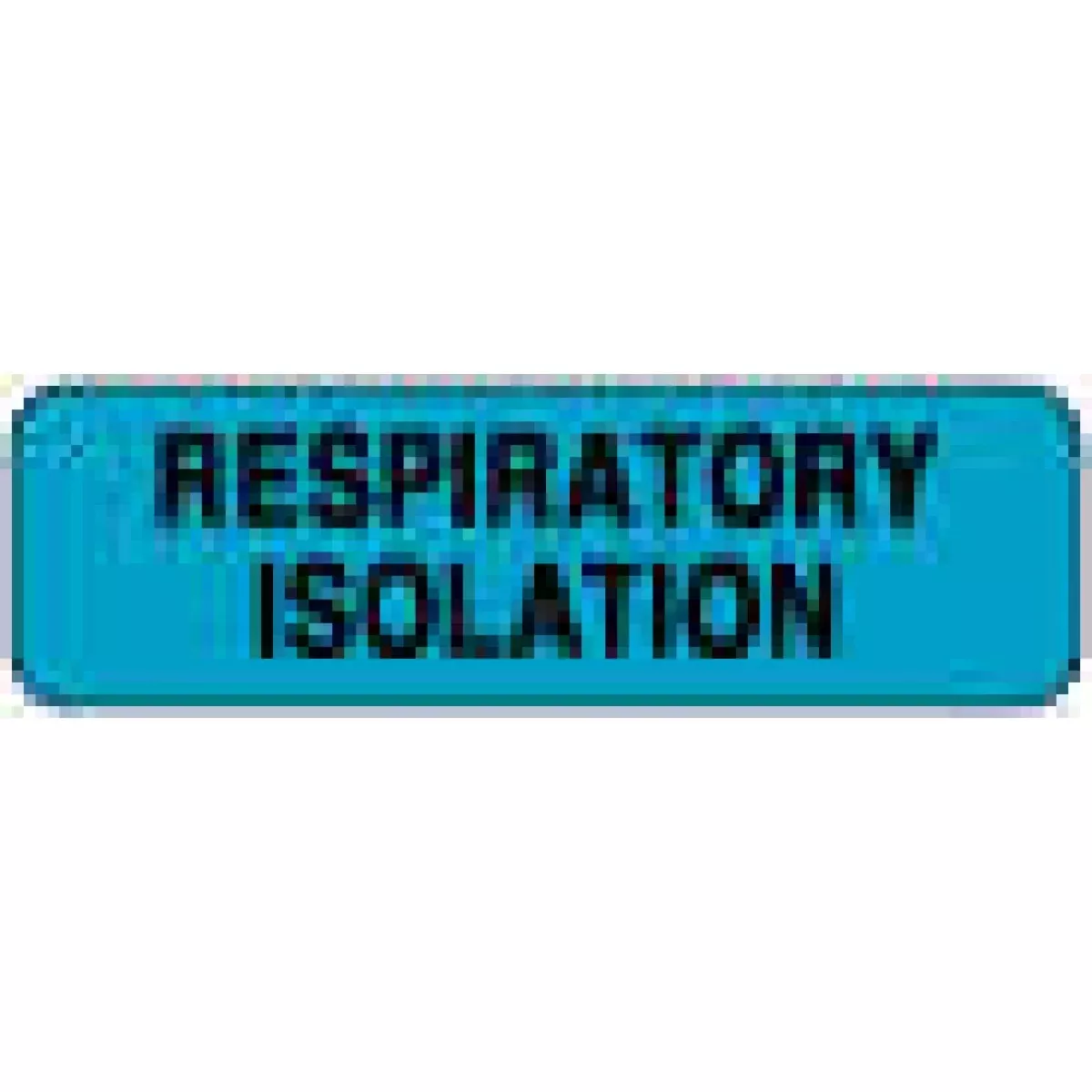 Label Paper Permanent Respiratory Isolation 1 1/4" X 3/8" Blue 1000 Per Roll