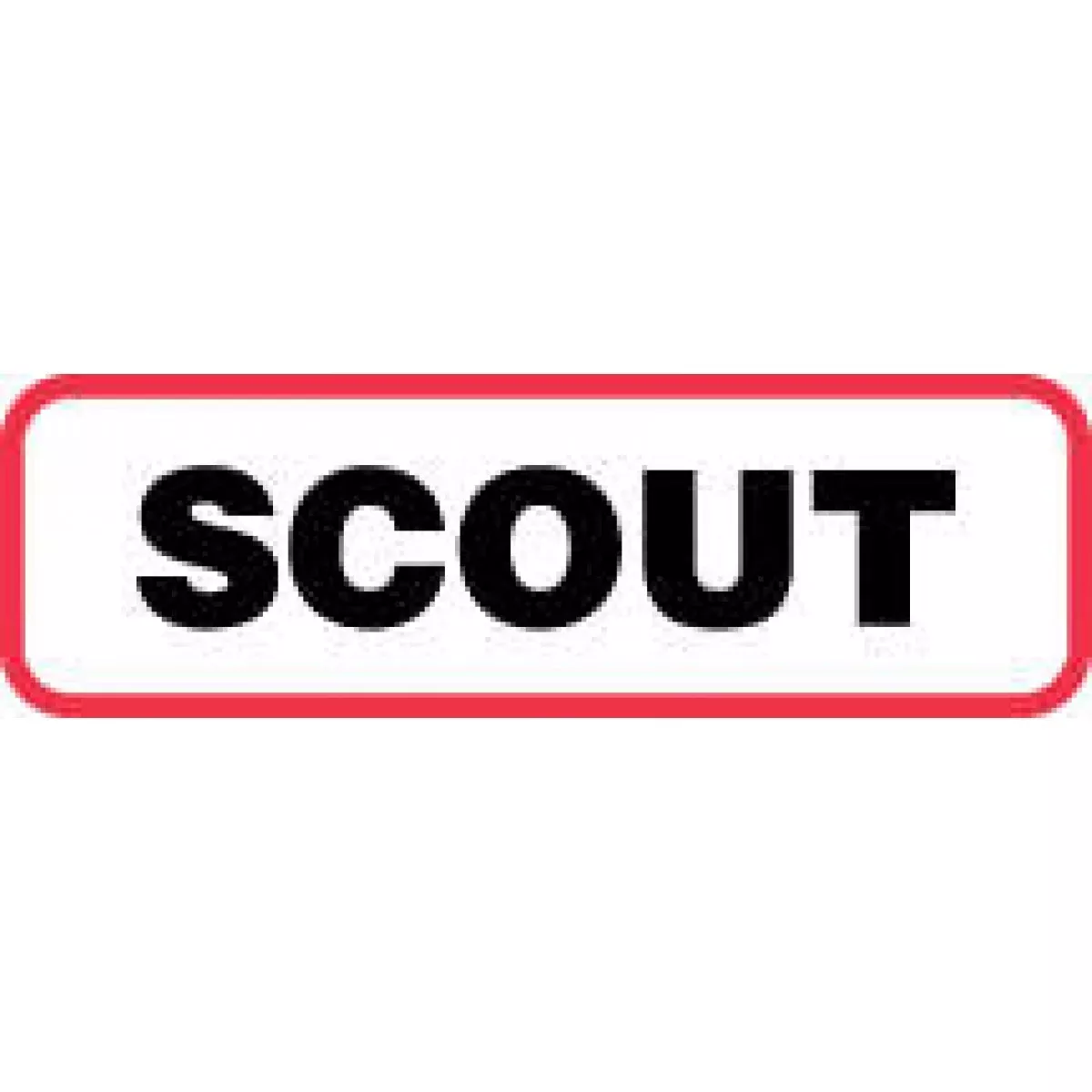 Label Paper Permanent Scout 1 1/4" X 3/8" White With Red 1000 Per Roll