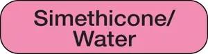 Label Paper Permanent Simethicone/ Water 1" Core 1 7/16" X 3/8" Fl. Pink 666 Per Roll