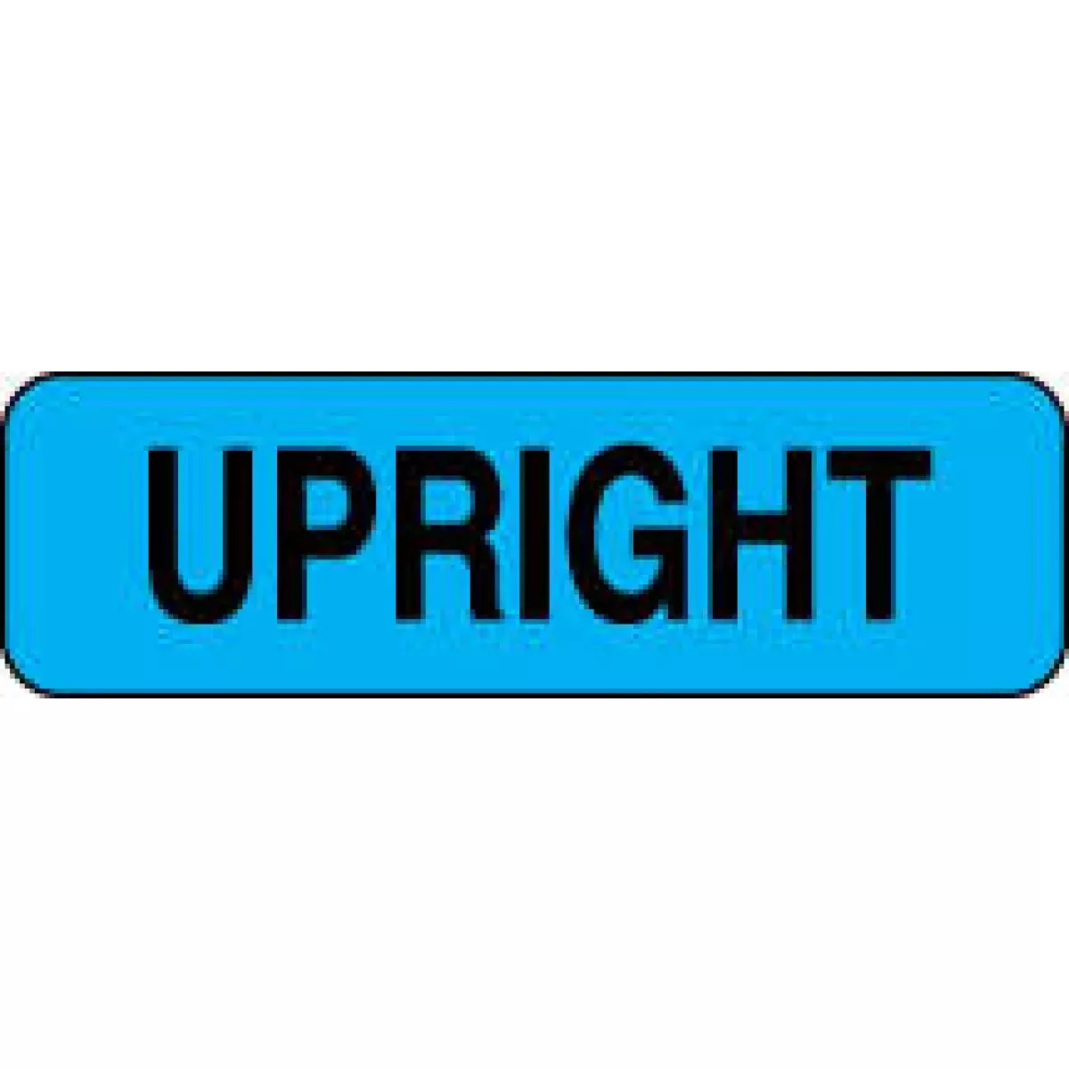Label Paper Permanent Upright 1 1/4" X 3/8" Blue 1000 Per Roll