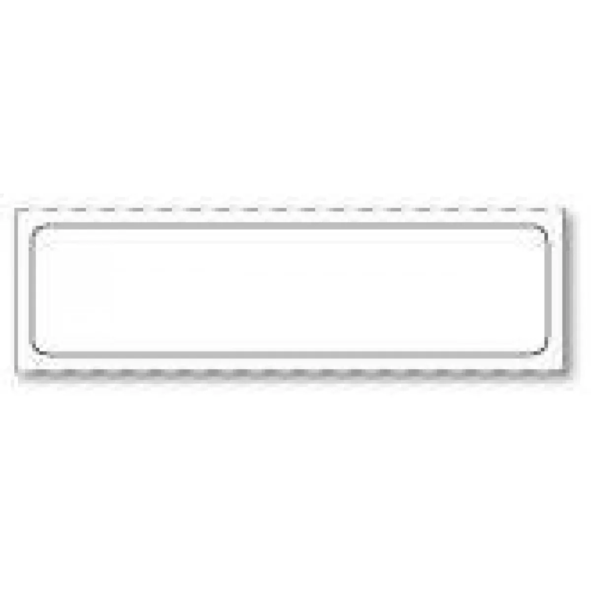 Label Paper Removable 1" Core 2" X 1/2" White 1000 Per Roll