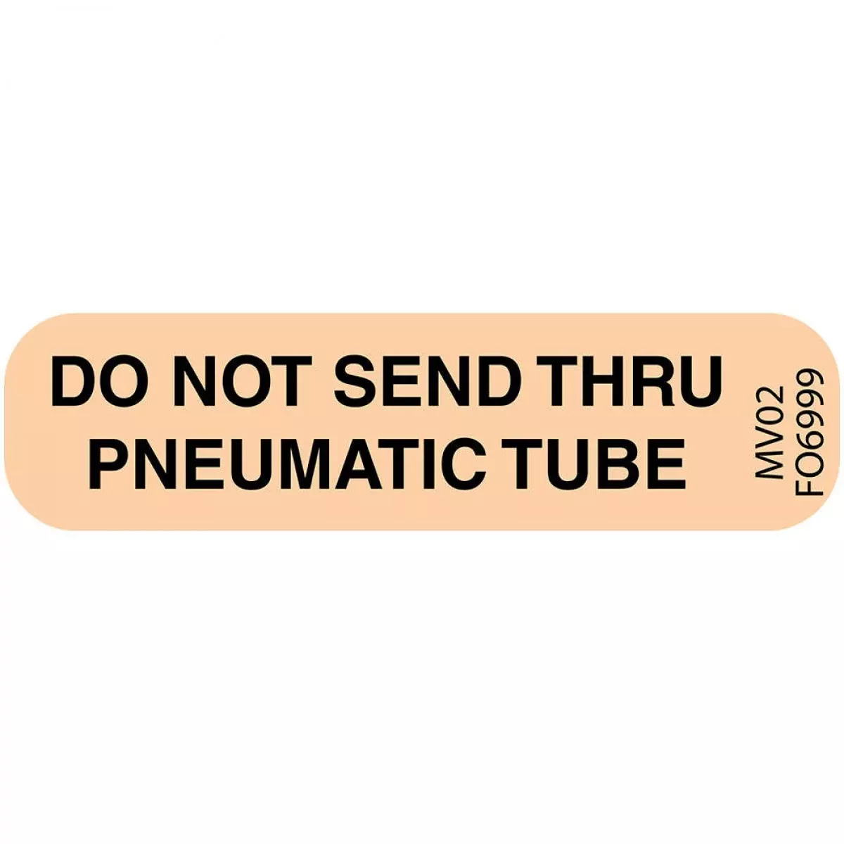 Label Paper Removable Do Not Send 1" Core 1 7/16" X 3/8" Fl. Orange 666 Per Roll