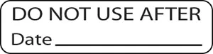Label Paper Removable Do Not Use 1" Core 1 1/4" X 5/16" White 760 Per Roll