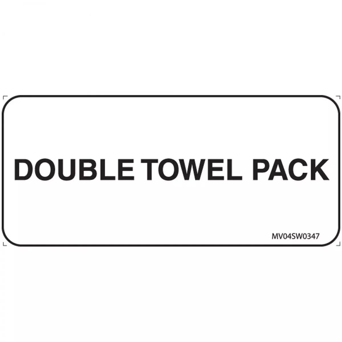 Label Paper Removable Double Towel Pack 1" Core 2 1/4" X 1 White 420 Per Roll
