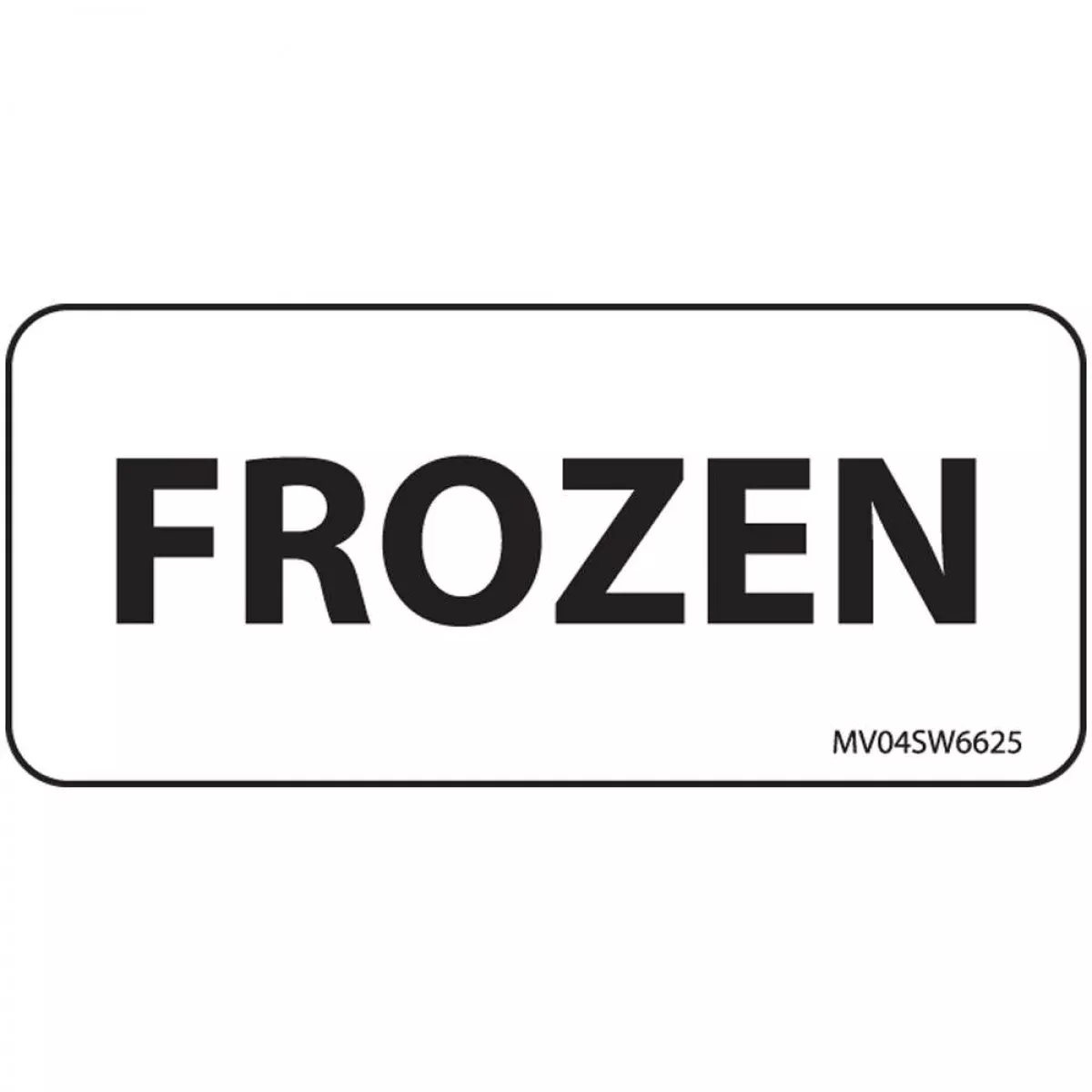 Label Paper Removable Frozen 1" Core 2 1/4" X 1 White 420 Per Roll