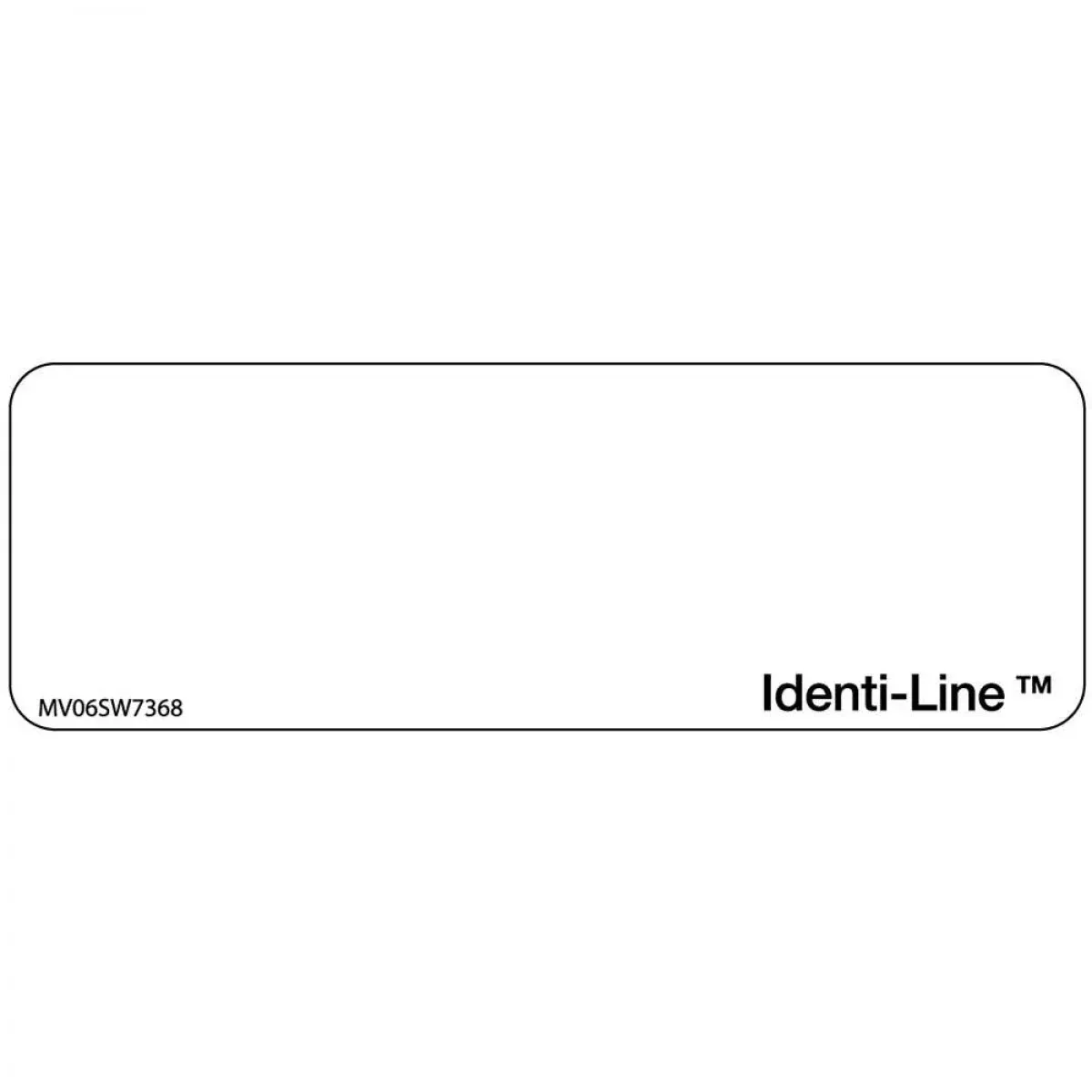 Label Paper Removable Identi-Line 1" Core 2 15/16" X 1 White 333 Per Roll