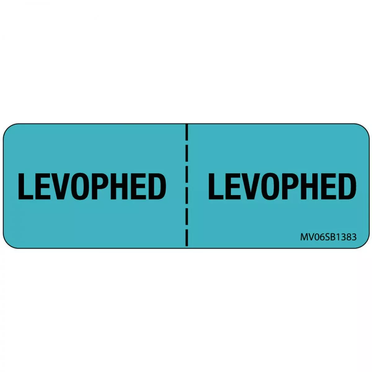 Label Paper Removable Levophed : Levophed 1" Core 2 15/16" X 1 Blue 333 Per Roll