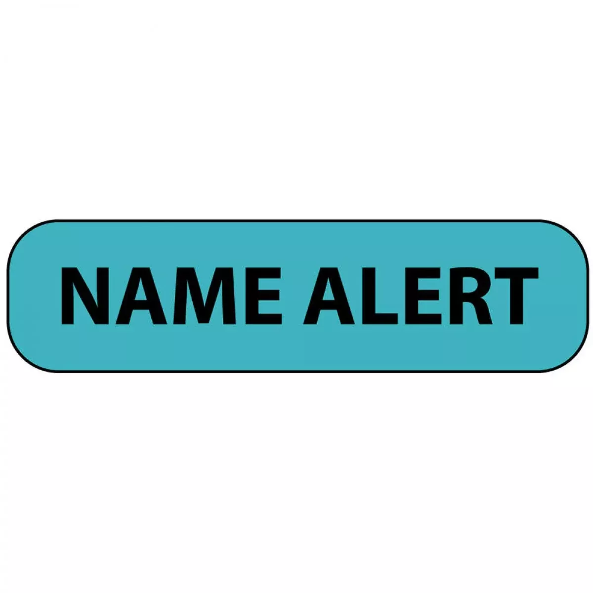 Label Paper Removable Name Alert 1" Core 1 7/16" X 3/8" Blue 666 Per Roll