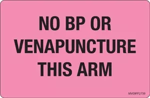 Label Paper Removable No Bp Or 1" Core 4" X 2 5/8" Fl. Pink 375 Per Roll