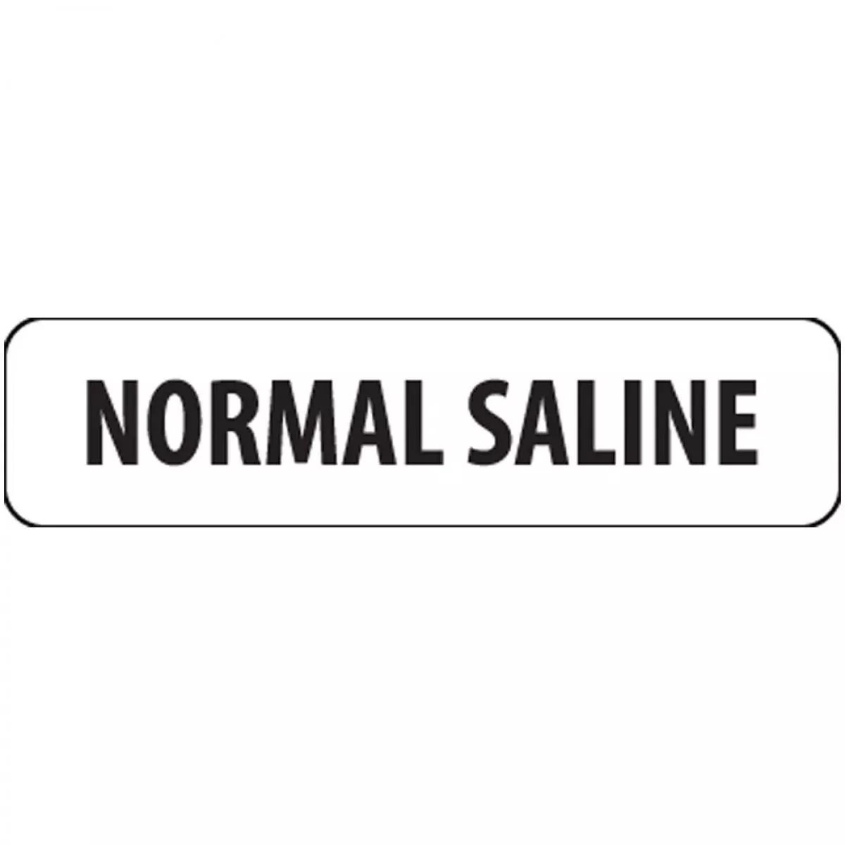 Label Paper Removable Normal Saline 1" Core 1 1/4" X 5/16" White 760 Per Roll