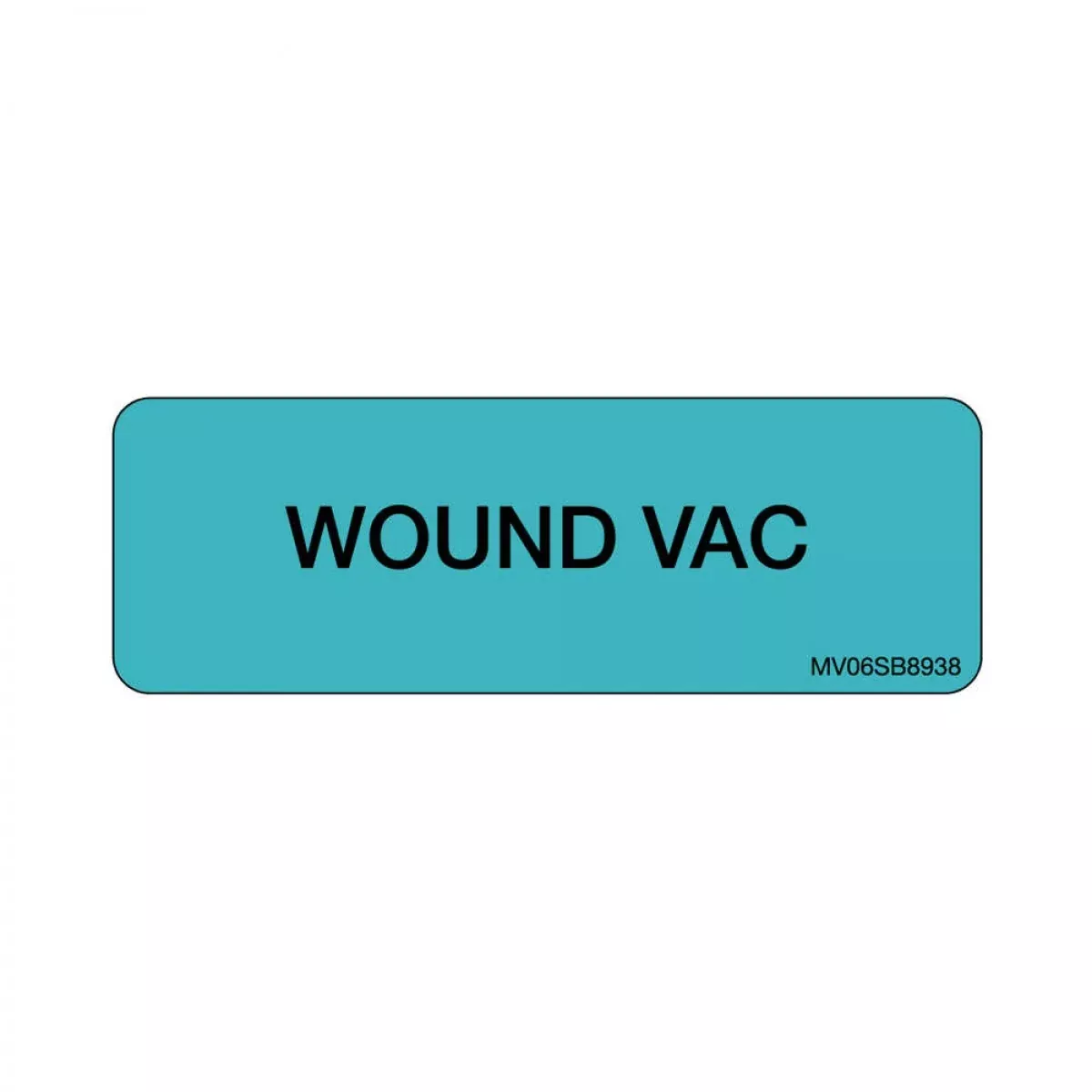 Label Paper Removable Wound Vac 1" Core 2 15/16" X 1 Blue 333 Per Roll