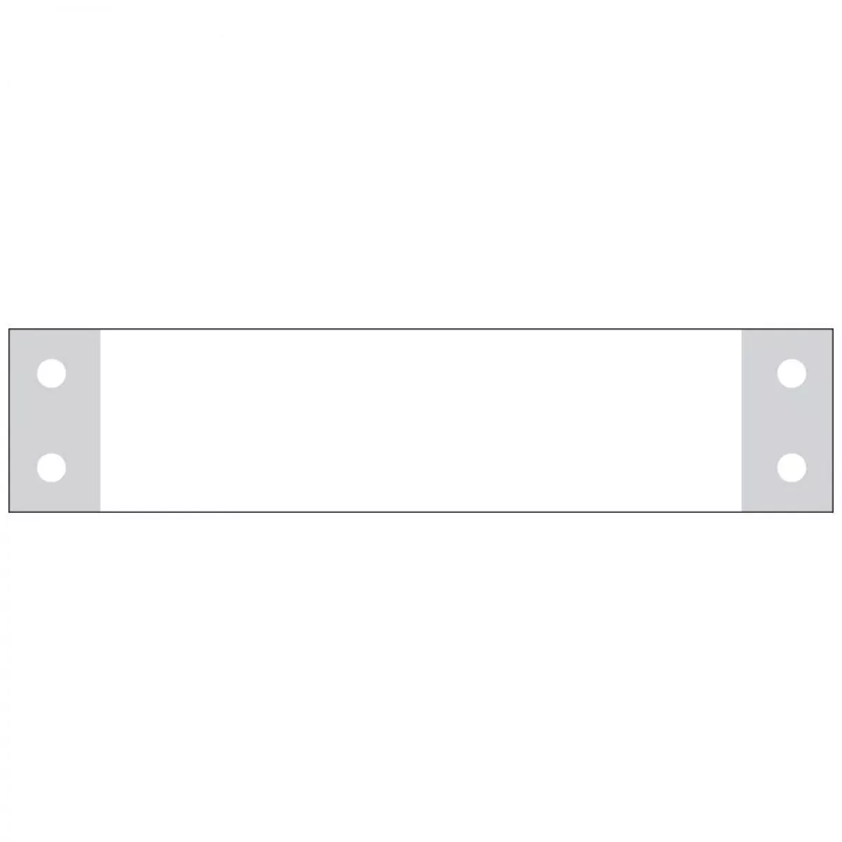 Label Pharmakon Dot Matrix Paper Permanent 3" Core 3 1"/2" X 1 White 2500 Per Roll, 2 Rolls Per Case
