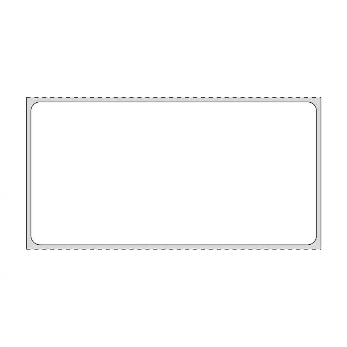 Label Therm Trans Poly 3"C 4X2 White 2500/Rl P Ttrs-42