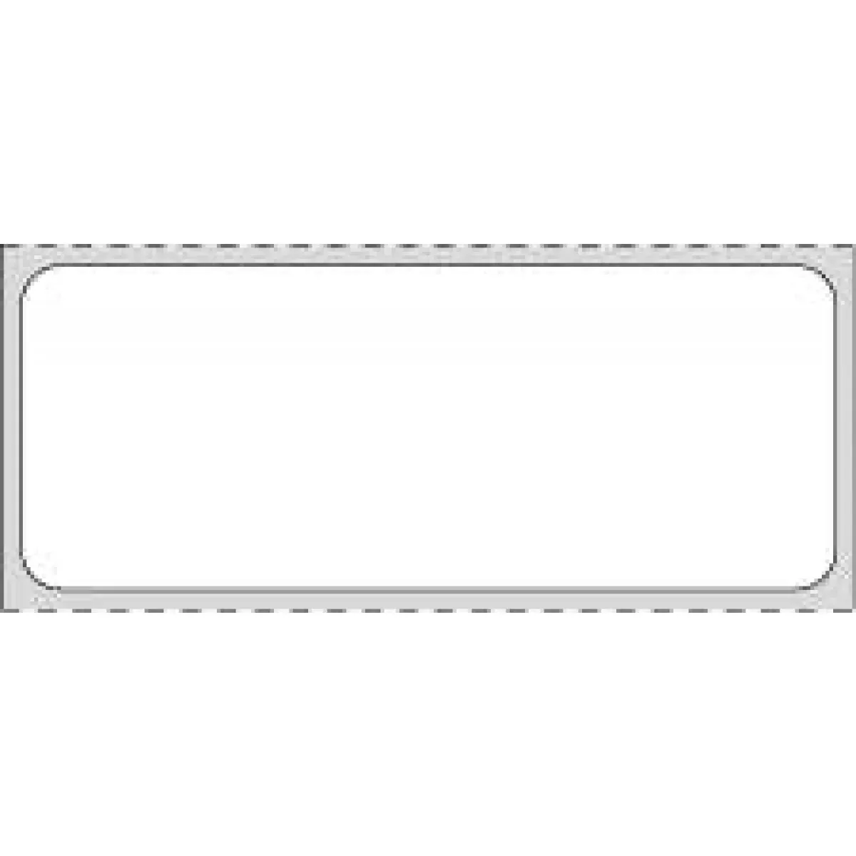Label Thermal Transfer Paper Permanent 1" Core 2 1/2" X 1 White 1300 Per Roll, 8 Rolls Per Case