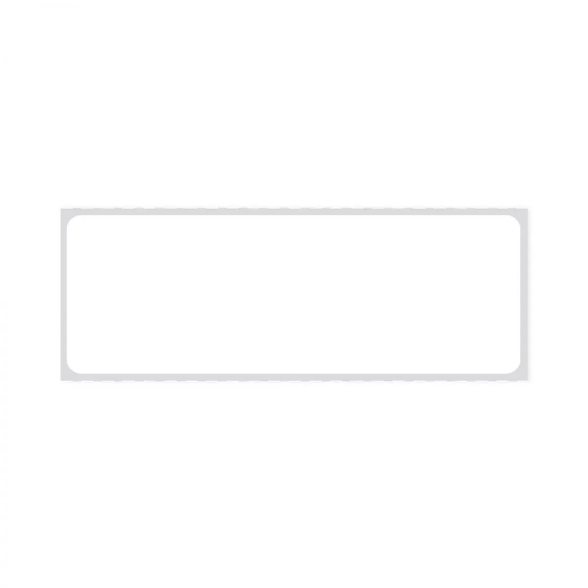 Label Thermal Transfer Paper Permanent 3" Core 4" X 1 1/4" White 4000 Per Roll, 8 Rolls Per Case