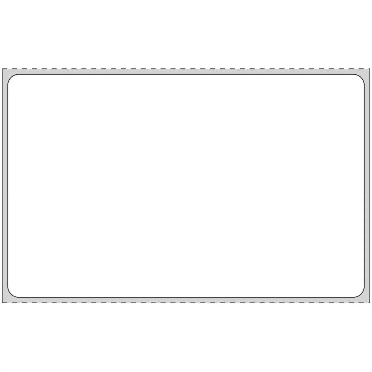 Label Thermal Transfer Paper Permanent 3" Core 4" X 2 1/2" White 2000 Per Roll, 8 Rolls Per Case