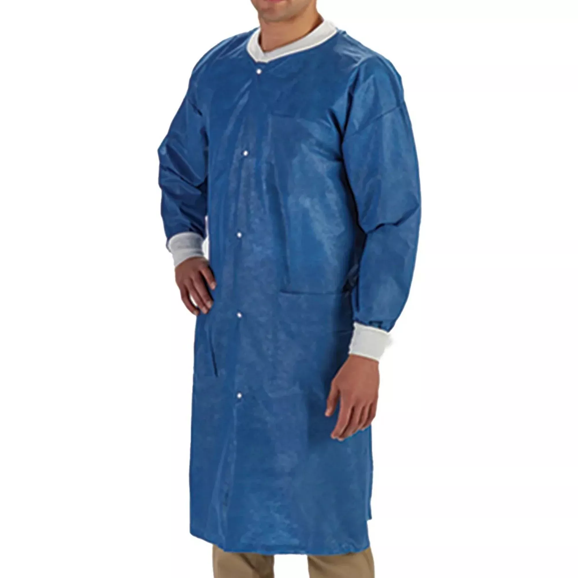 LabMates Lab Coat, 2X-Large, Blue