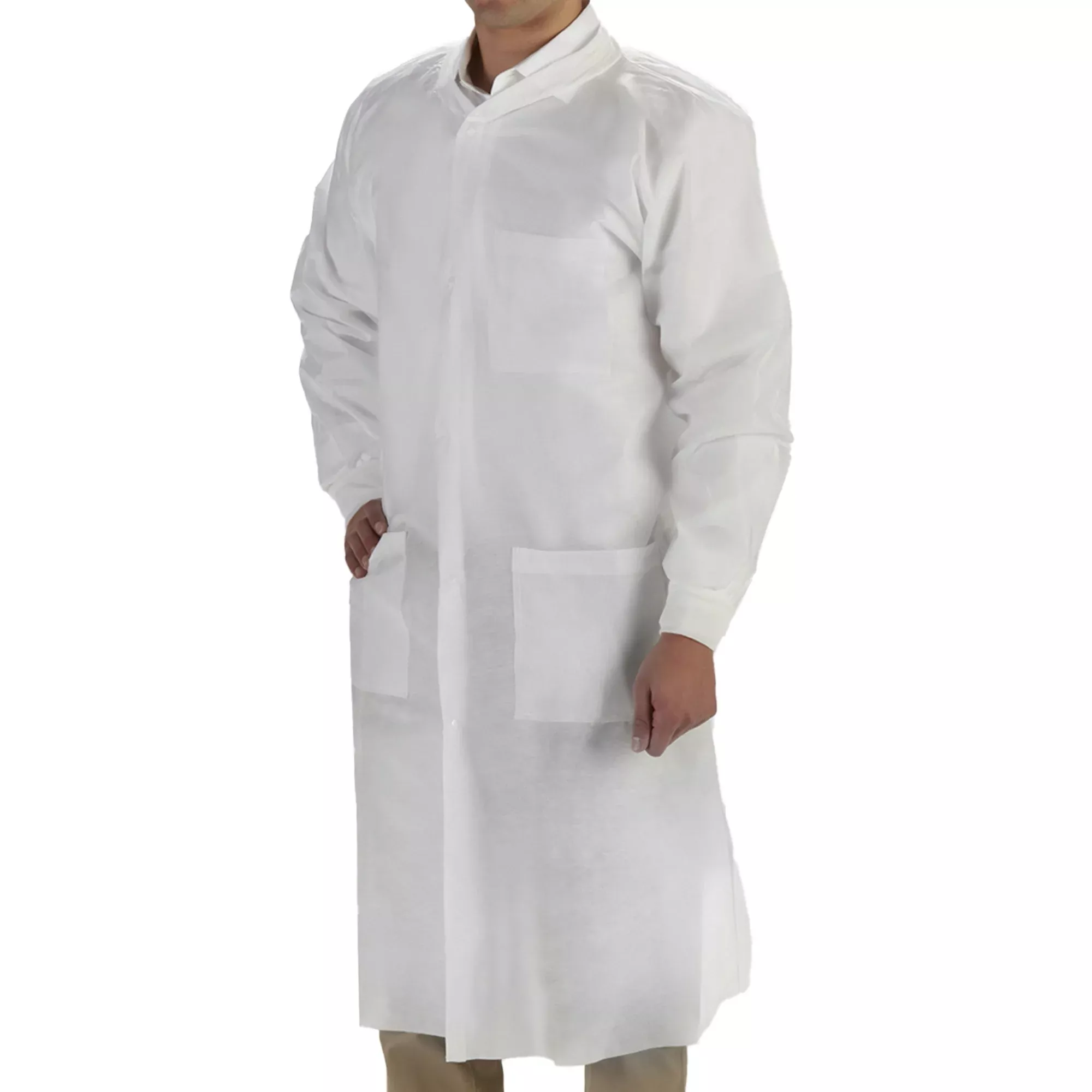 LabMates Lab Coat, White, Medium
