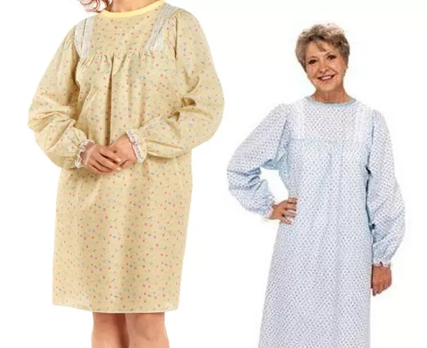 LadyLace Patient Gown Long Sleeve