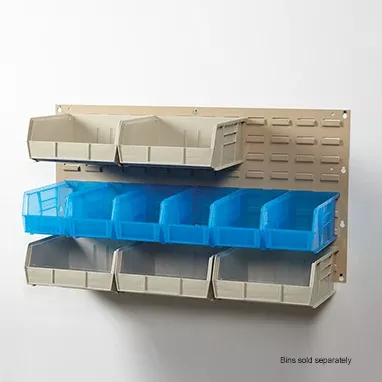 Large Louvered Bin Panel, 36x19 H-1425-12758