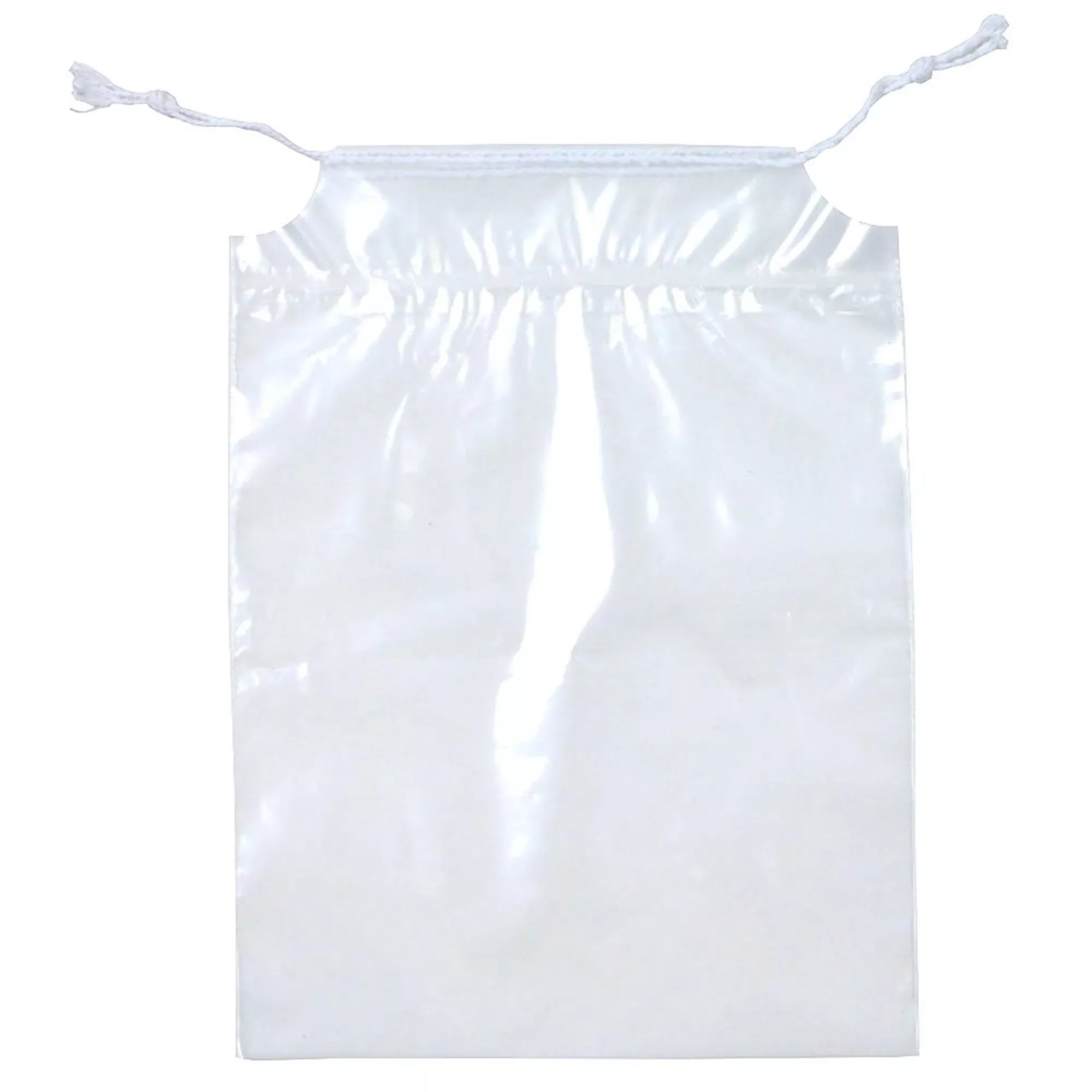 LK Polyethylene Pull-Tite Drawstring Bag, 2 Mil, 12 x 18 Inch